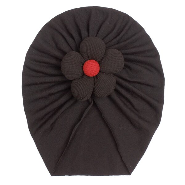Children's imitation cotton pullover hat, baby creative, comfortable, breathable flower hat, baby hat - Image 13