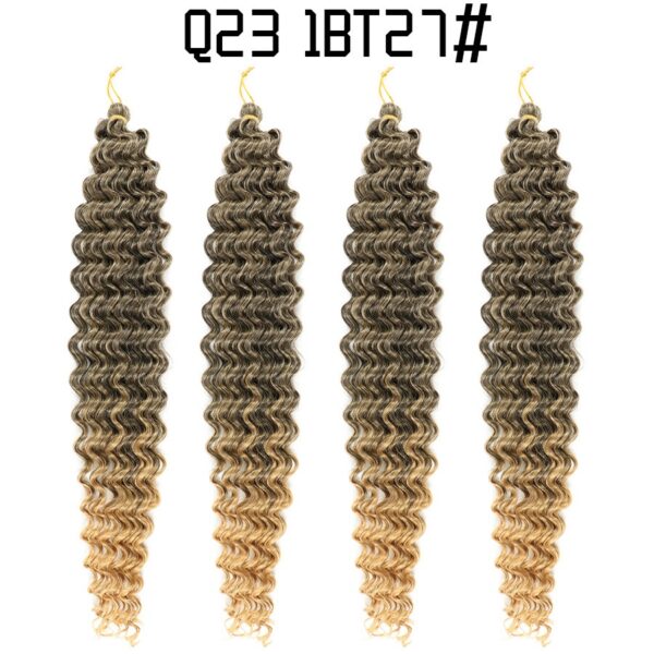 African crochet hair wig Deep Wave hair Latin American curly braided hair fluffy - Image 9