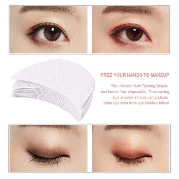 20pcs Pro Cotton Eyeshadow Shields Under Eyes Lips Makeup Tool-in Eye Shadow Applicator - Image 2