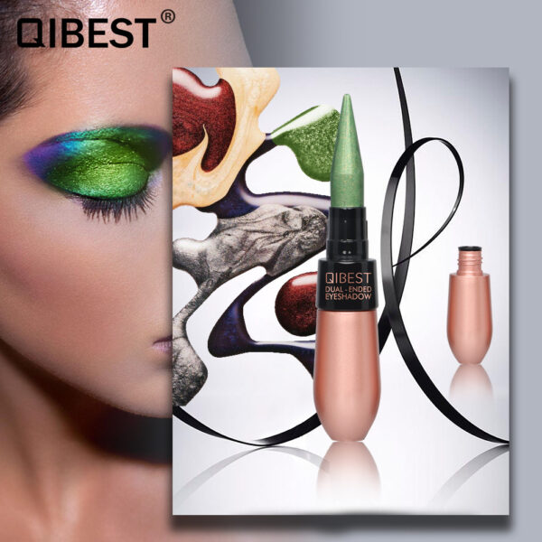 QIBEST Charm Dual-Purpose Pen Silky And Dynamic Eyeliner Soft Texture Eye Shadow Cream Eye Shadow Stick - Image 5