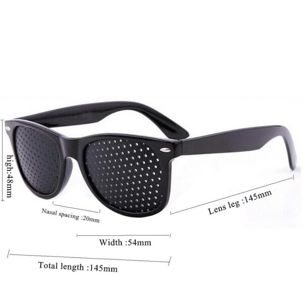 Cycling Eyewear Pin Hole Sunglass Eye Training Glass Pinhole Glasses Camping Unisex Eyeglasses Exercise Outdoor Improve Eyesight - Image 4