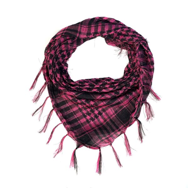 Network Silk Thousand Bird Grid Square Scarf Arab Headscarf Outdoor Military Enthusiast Tactics Foreign Trade Tassel Desert Scar - Image 13