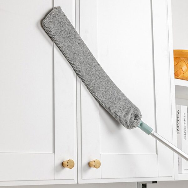Bedside Dust Brush Long Handle Mop Sweep Artifact Household Bed Bottom Gap Clean Fur Hair Sweeping Magic Microfibre Duster - Image 4
