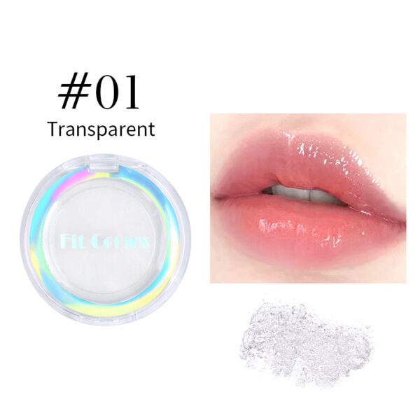 Fit Colors 3-Color Fresh Jelly Lip Mask Lip Mask Transparent Fine Flash Temperature-Controlled Discoloration Moisturizing Lip Jelly Lip Gloss - Image 6