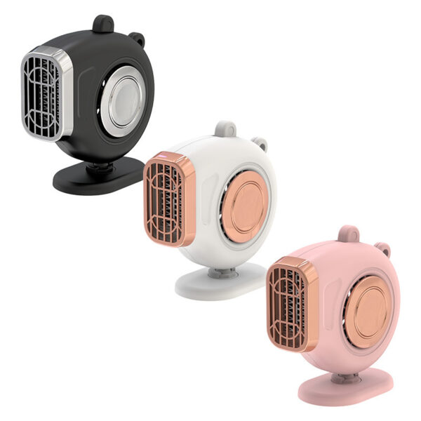 Small Sun Car Mounted Heater 12V/24V Car Heater Car Creative Fast Heating Mini Hot Fan - Image 6