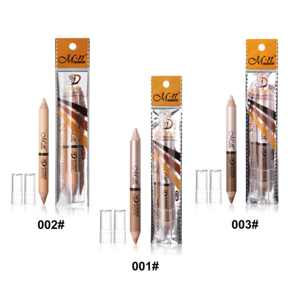 Meinuo New One-Stroke Dual-Use Double-Headed Shading Pen High-Gloss Pen Wood Can Be Sharpened - Image 2