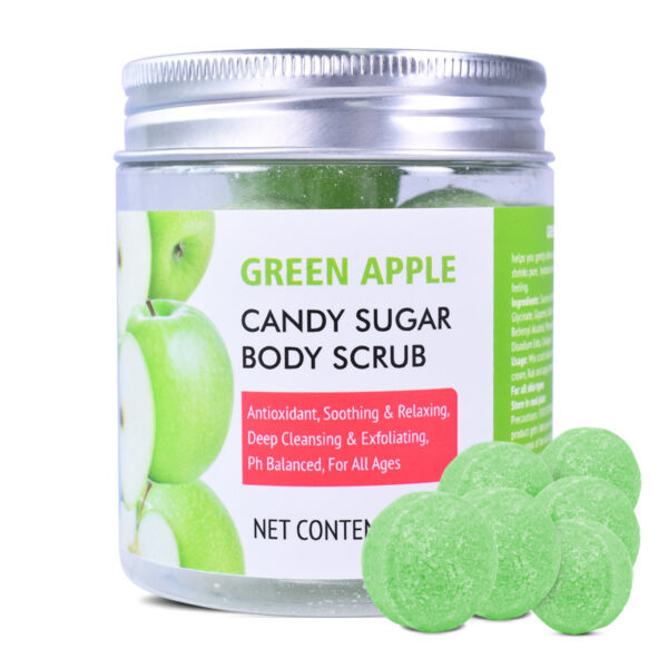 Brushed Candy Scrub Cream Fruit Fragrance Bath Salt Scrub Ball Body Scrub Cream - Image 8