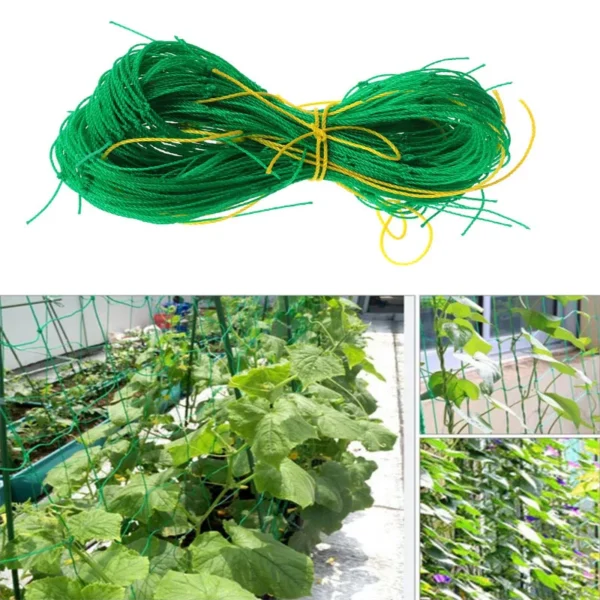 Nylon Mesh Horticulture Plant Crawl Net Loofah Morning Glory Cucumber Vine Grow Holder Crawl Farm Gardening Network - Image 2