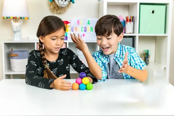 Kids Toys Stick Wall Ball Stress Relief Toys Sticky Squash Ball Globbles Decompression Toy Sticky Target Ball Catch Throw Ball - Image 5