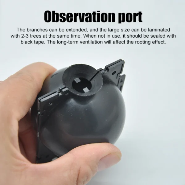 1Pcs  Plant Rooting Growing Box Plant Rooting Box Case Rooting Ball Plastic Flower Container Nursery Box for garden - Image 4