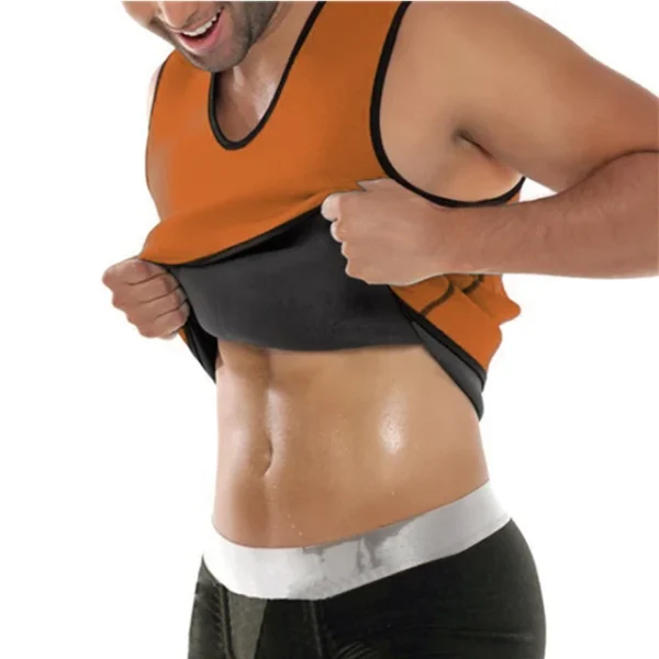 Men's Sauna Vest Ultra Sweat  Shapers Shirt Man Black Waist Cincher Men's Shapers Slimming Waist Trainer Corsets shapewear - Image 10