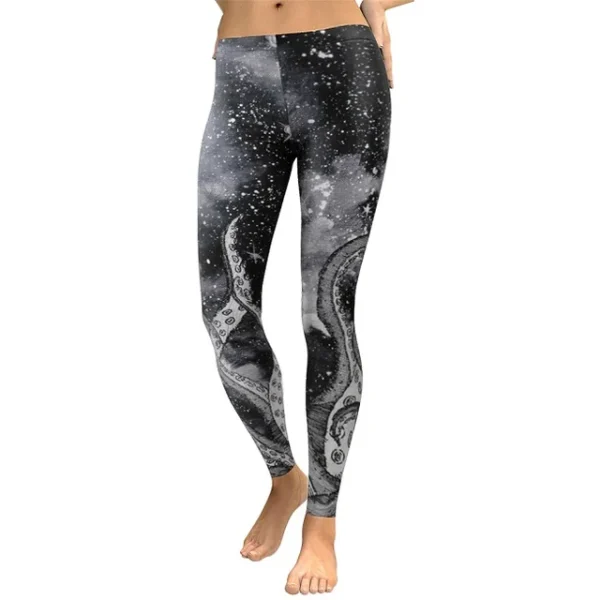 New Style Leggings Women Galaxy Space Legging Fitness Digital Print Slim Elastic Workout Plus Size Pants Legins - Image 5