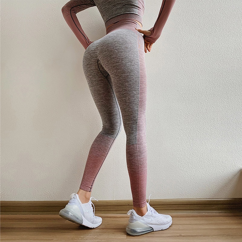Womens Energy Vital Seamless Leggings High Waisted Plus Size Yoga Pants Gym Training Tights Fitness Workout Pants - Image 5