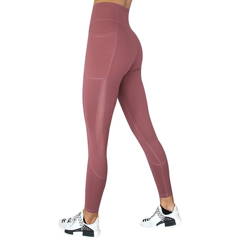 Black Sexy Women Yoga Sport Leggings Phone Pocket Fitness Running Pants Stretchy Sportswear Gym Leggings Slim Yoga Pant - Image 9