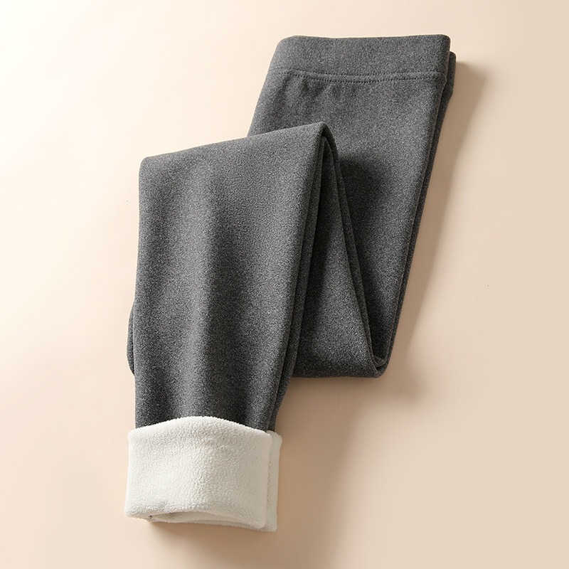 Women's Velvet Fleece-Lined Winter Leggings - Image 3