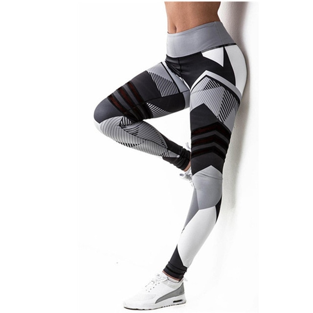 Women's Mesh Panel High-Waist Leggings