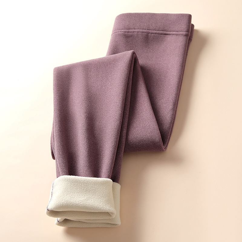 Women's Velvet Fleece-Lined Winter Leggings - Image 2