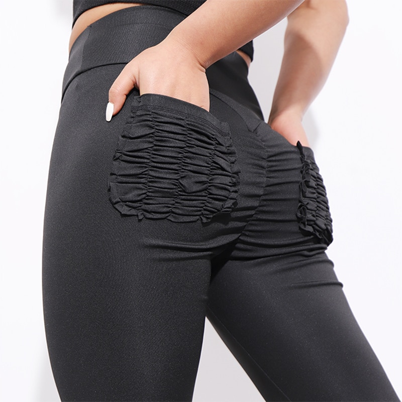 Women's High-Waist Leggings with Side Pockets