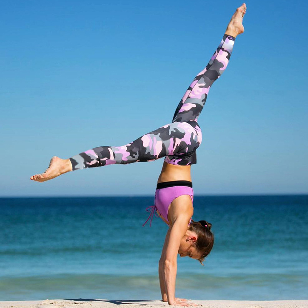 Women's Camouflage Print Workout Leggings - Image 4