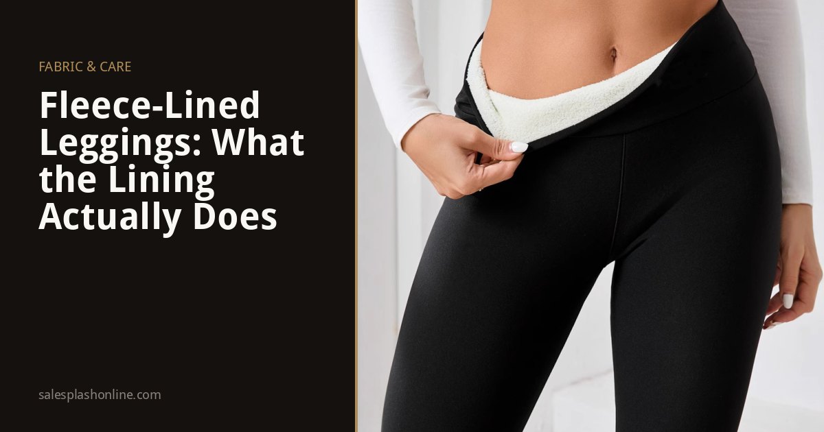 Fleece-Lined Leggings: What the Lining Actually Does