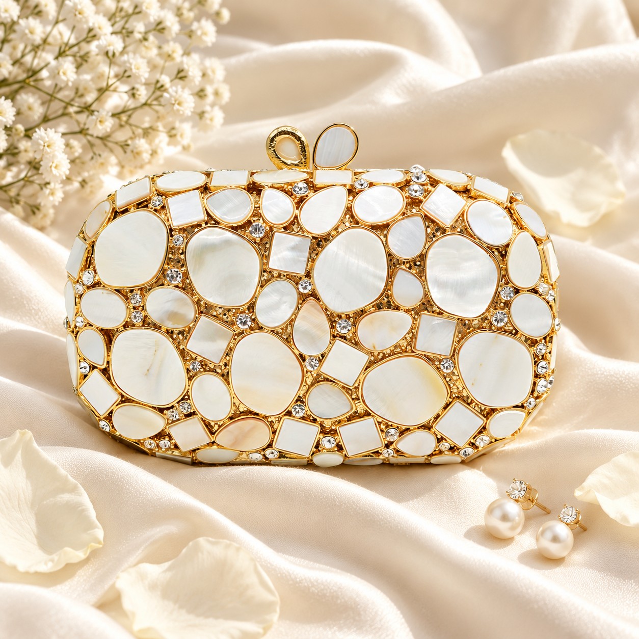 Crystal Bridal Clutch Bag for Wedding
